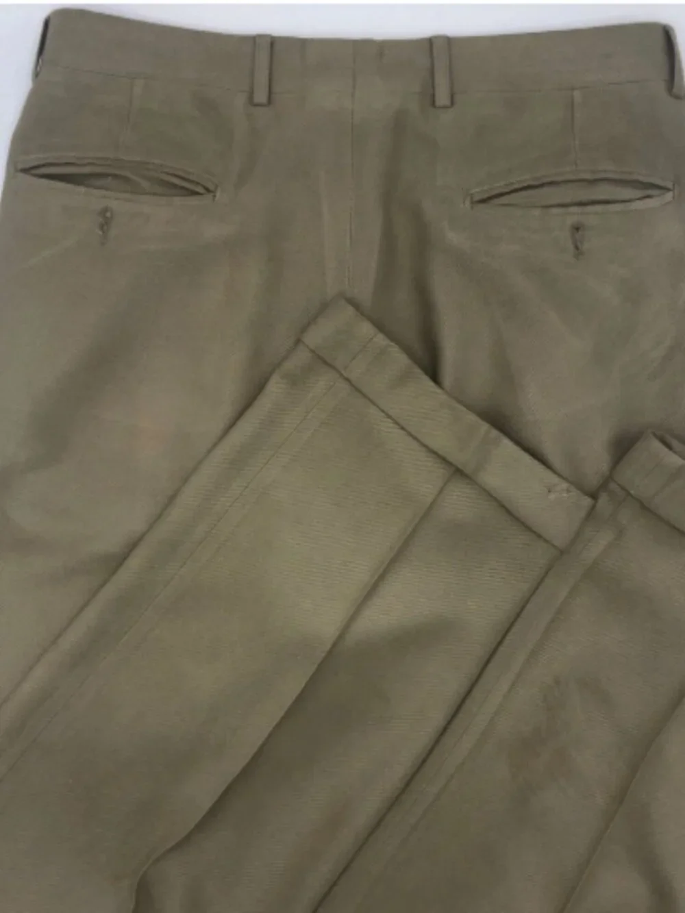LINEA NATURALE Italy Pleated Pants Light Tan Size 33